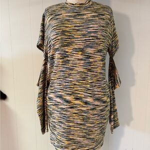 H&M Multicolor Long Sleeve Dress